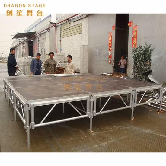 Prezzi all'ingrosso Piattaforma mobile portatile in alluminio per palcoscenici per palcoscenici da concerto in vendita